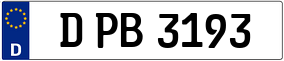 Truck License Plate